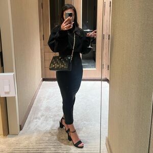 Naked Wardrobe Strapless Midi Dress Size Large